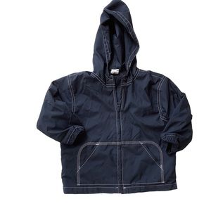 Gap navy blue trimmed in white windbreaker. Size 3 years.